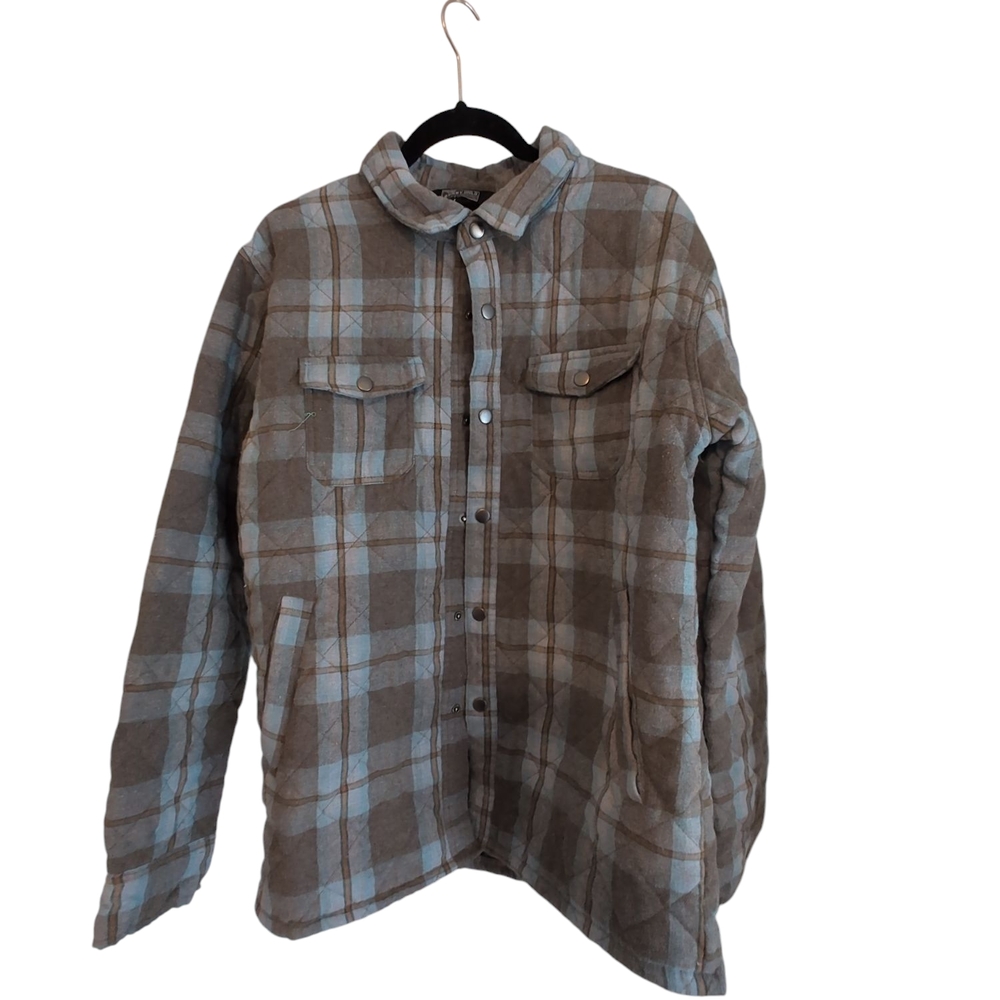 Plaid Button-Up Shirt